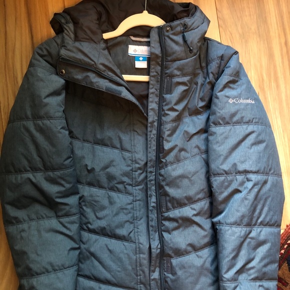 puffy columbia jacket womens